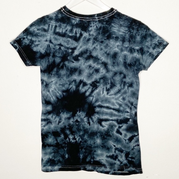 One of a Kind Black & Gray Tie Dye Tee - Picture 2 of 5
